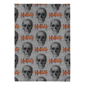 Def Leppard Skull Damask Silk Touch Throw Blanket 50 x 70 inches