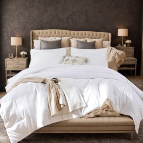 Polyester Brushed Single Quilt Core, Dot Quilting, Microfiber Filling, Suitable For All Seasons, Down Quilt Alternative, Breathable And Warm,CPC (Option: 263cmx229cm)