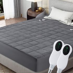 The coral fleece electric heating bed cover has 10 adjustable heating Settings, allowing you to customize your warmth for ultimate comfort (size: K)